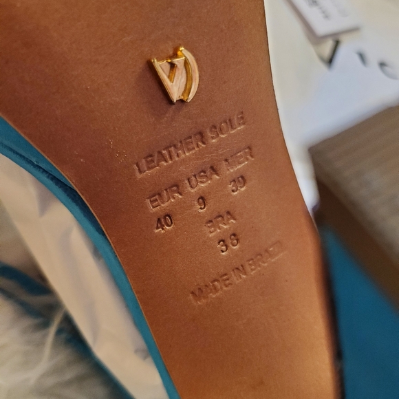 Vicenza Strappy Platform Heels- pool blue - Picture 11 of 12